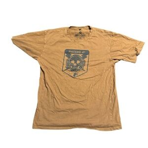 Hazard4 Tan Graphic Men's T-Shirt